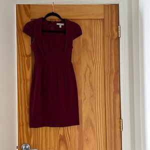 Banana Republic maroon petite dress